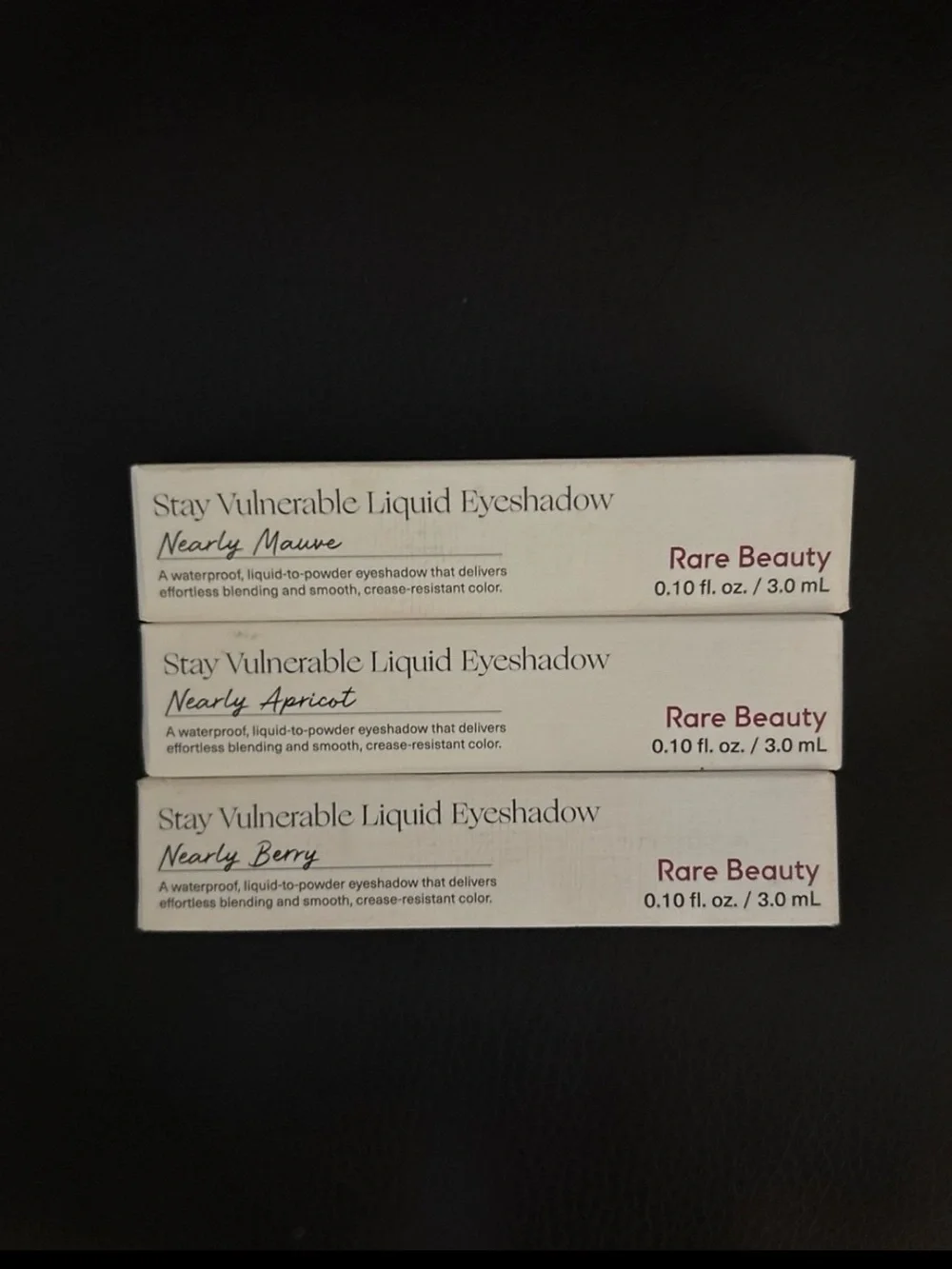 RARE Beauty Stay Vulnerable Liquid Eyeshadow Bundle